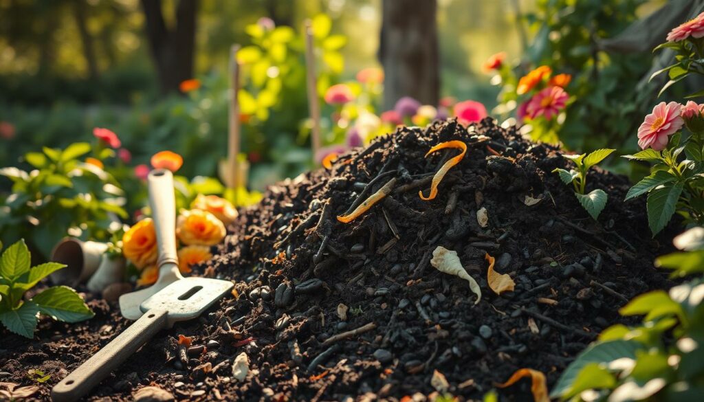 Kompostierung im Garten