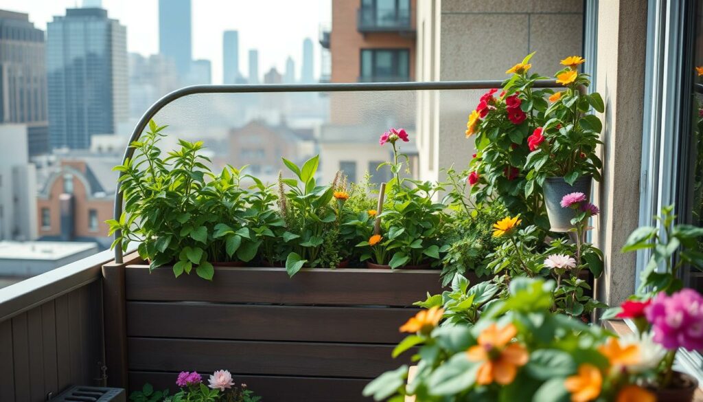 Urban Gardening mit Hochbeet für Balkon