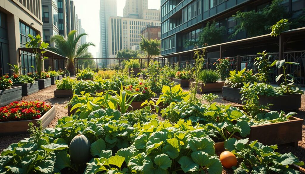 Urbaner Gemüsegarten