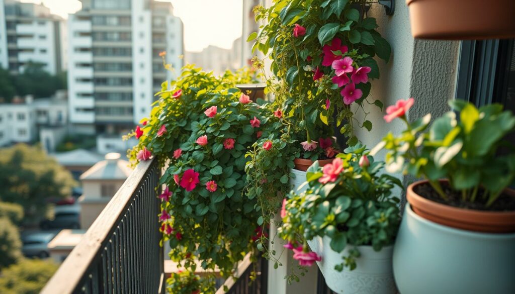 Vertikaler Garten Balkon